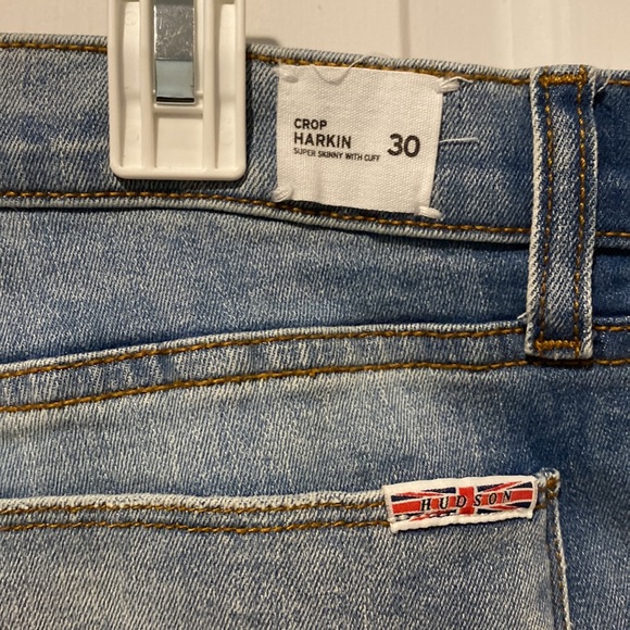 Hudson Super Skinny Cuffed Crop Jean 30 - Picture 7 of 11